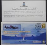 617 Dambuster Squadron Operation Chastise cover signed FO Raymond Grayston  AJ-N