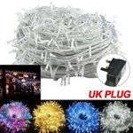 100-500 LED Fairy Lights 10-50m Mains Plug In Christmas Lights Indoor Outdoor UK