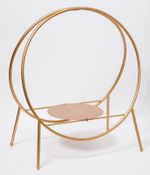 Gold 80cm Wedding Cake Stand Flower Stand Floral Hoop Wedding Decor UK STOCK