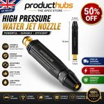 Metal High Pressure Water Spray Gun Nozzle Garden Hose Pipe Lawn Car Wash Tool