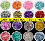 600 - 6mm Cup Sequins Loose Sewing Crafts Trim Costume 1343 LC