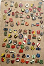 1960/70's Football Stick Pin Badges - British, Dutch, Spanish, Italian & Others