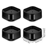 4x Bed Leg Risers, Sofa Chair Table Risers, Heavy Duty Anti Slip Height