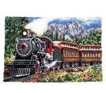 Large Train Latch Hook Rug Kit  102 x 69cm