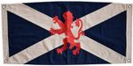 Scotland Lion Rampant Cotton Flag - Fully Sewn - 100cm x 50cm - 4 Eyelets