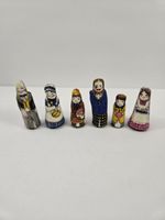 Anne Wilkinson Designs - Mini Fabric Dolls - 6 People- Family-Made in England