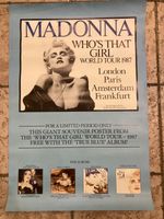 Poster Madonna who’s that girl tour 1987