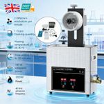 6L Ultrasonic Vinyl Record Cleaner - Fits 12"/10"/7" w/ Lifting Bracket