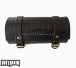 HARLEY DAVIDSON CYLINDRICAL TOOL ROLL - GENUINE BLACK LEATHER - UK SUPPLIED