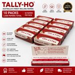 10x Tally-Ho 5 Pack Rolling Papers 2500 Papers Total Genuine AU Seller Fast Post