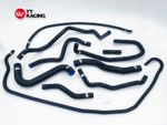 TTR Silicone Radiator Coolant Hoses fit Ford Fiesta MK6 Facelift ST150 Black