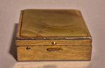 Beautiful Vintage Onyx Top Pill Box