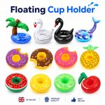 Floating Cup Holder Inflatable Drink Hot Tub for Swimming Pool Summer Bath Toy