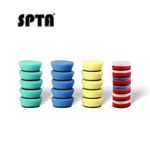 SPTA 3 inch 75mm Mix Sponge Wool Pad Buffing Kit for Car Detail Polishing Waxing
