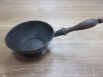 Antique Metal Strainer With Wooden Handle