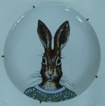 Rachel Kozlowski West Elm Hare Rabbit Plate Wall Display 22cm Decorative