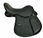 Synthetic Leather General Purpose Saddle Black Colour 16 inch Seat