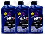 Elf Tranself NFX 75W Gear Oil Manual Gearboxes 3x1L = 3 Litres 3L (REPLACED NFJ)