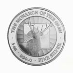 Baird & Co Monarch of the Glen 1 oz .999 Fine Silver Bullion Coin