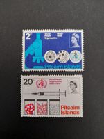 Pitcairn Islands Stamp Set 1968 QEII. World Health Organisation MNH