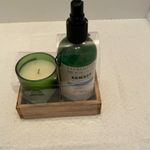 Pecksniff's Remedy Green Tea Candle & Room Spray Gift Set 2 Pack 150ml