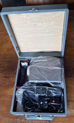 Vintage Minolta Projector 44 Portable With Minolta Autochanger In Case / Working