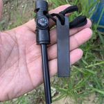 Ferro Rod Fire Starter with Compass & Striker | Survival Bushcraft Camping Tool