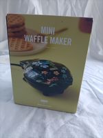 DASH (for Urban Outfitters) Mini Waffle Maker dark floral Electric Non-Stick 