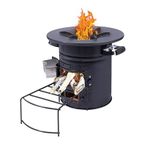 Wood Stove 2 door | Rocket Stove | Camping Stove | Jiko | Chulha, Outdoor Stove 