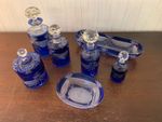 Lot Set Of Crystal Toiletries (Price Of The Lot)