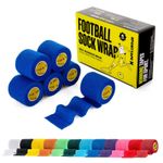 6 or 24 Rolls SPORTTAPE Self-Adhesive Football Sock Tape, Cohesive Shin Pad Tape