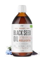 ALPHA01 Organic Black Seed Oil 1000ml (Glass) - Cold & Freshly Pressed - Up to