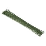 100 Pack 20 Gauge(1mm) Floral Stem Wire 14 Inches Green Floral Wire for Flower