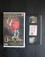The Unnamable VHS Video Big Box Ex-Rental (1988) Cineplex CPX129 18 Horror