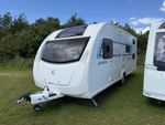 Touring Caravan Swift Sprite Major 6TD 2013 6 Berth Fixed Bunk Beds
