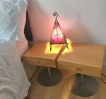 Vintage 1970s Mid‑Century Beech Bedside Tables – Scandi Style – Pair