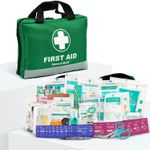 210 Piece First Aid Kit Emergency kit Reflective Design Includes Ice(Cold) Pack