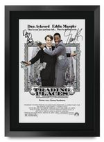 Trading Places Movie Poster Cast Signed Printed Autograph A3 Framed Memorabilia