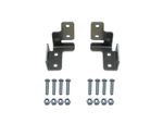 MOCAL SILVER ALUMINIUM UNIVERSAL OIL COOLER MOUNTING BRACKETS PAIR BWX