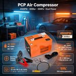 Updated PCP Air Compressor 4500PSI Electric Airgun Rifle High Pressure Pump