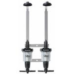x2 (70cl/1L) Bottle With x2 50ml Optics, Wall Mounted Bracket Rack,Bar Equipment