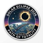 Solar Eclipse 2026 Path Of Totality Dyed Patch Badge Patches Badges