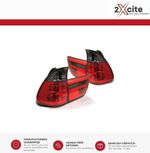 BMW X5 E53 1999-2006 Rear Tail Lights Lexus Crystal Design Red Smoke Smoked