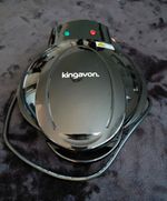 Kingavon Round Black Electric OMELETTE Maker Non-Stick Indicator Light 240V
