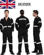 Men's Work Wear Overalls Boiler Suit Coveralls Mechanics Boilersuit Workers Suit