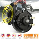 300DB 12V Electric Bull Horn Air Horn Raging Sound For Car Truck Motorcycles
