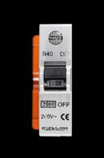 WYLEX 40 AMP CURVE B 3kA MCB CIRCUIT BREAKER PUSH PLUG IN ABB