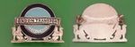 obsolete London Transport Driving INSTRUCTOR enamel cap badge raised lower infil