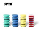 SPTA 21Pcs 1.5 inch 40mm Polishing Pad Buffing Sponge Wool Kit for Mini Polisher