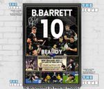 Beauden Barrett New Zealand All Blacks Rugby memorabilia signed A4/A3 #88